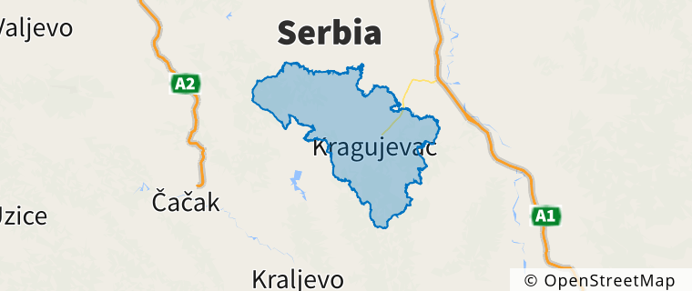 Casas y pisos en venta en Kragujevac