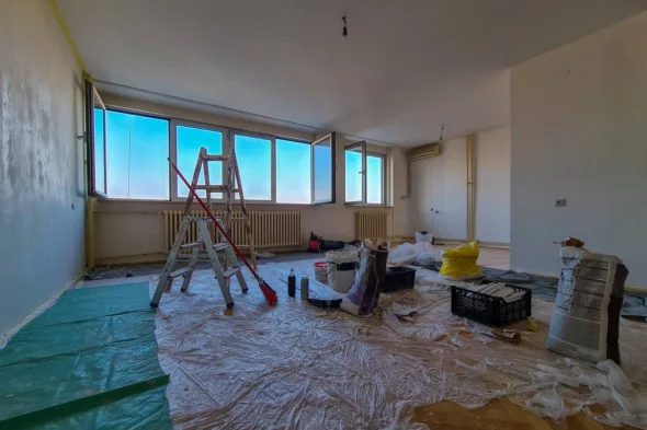 Renoviranje stana bez dozvole tokom radova u dnevnoj sobi